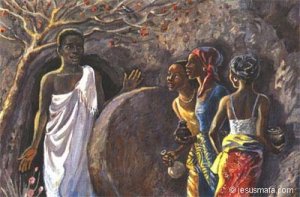 "Women at the Tomb" (Jesus Mafa - click for more info)
