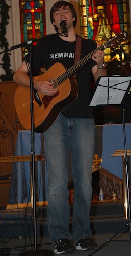 That's my guitar at a concert back in 2008.